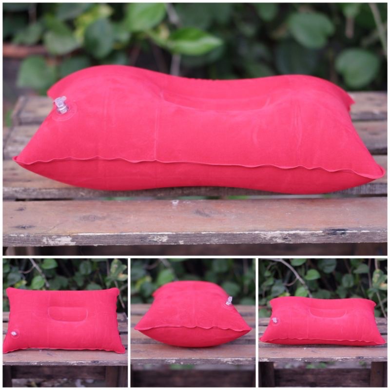 Bantal tiup bantal angin bantal travel ultralight camping hiking outdoor bantal angin tiup vinyl tra