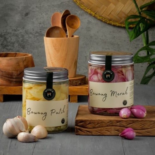 

SATUMEJA - REFILL Bawang Merah iris / Bawang Putih Iris Dapur Masak Instan