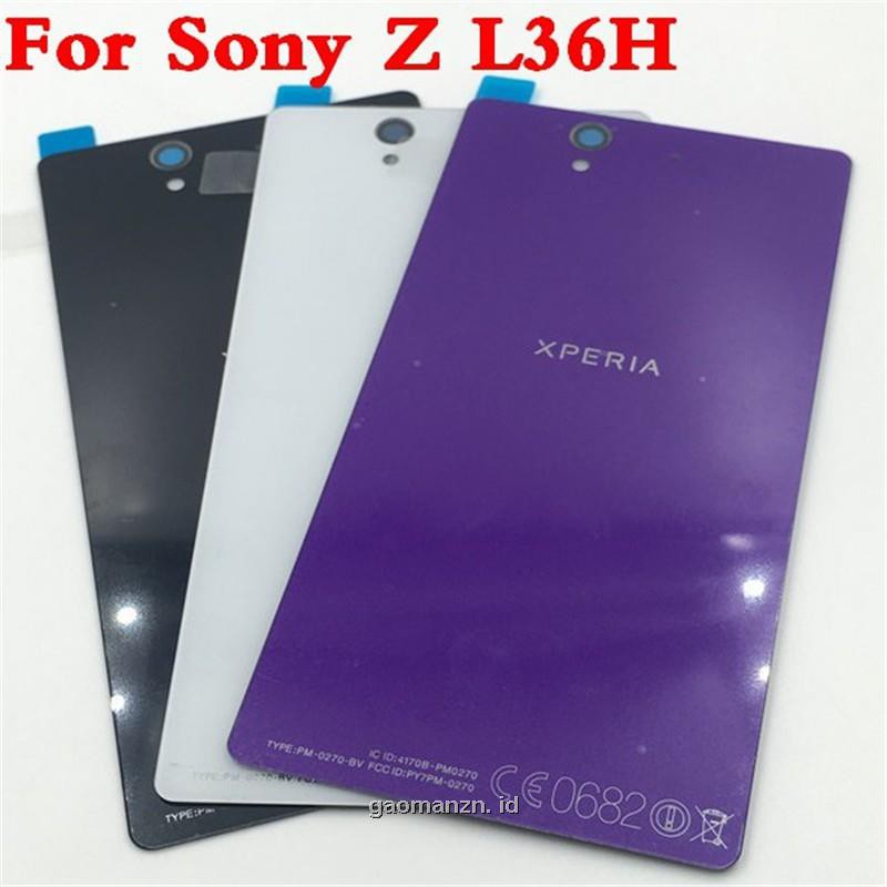 Casing Housing Cover Baterai Bahan Kaca Untuk Sony Xperia Z L36h L36 C6603 C6602 Shopee Indonesia