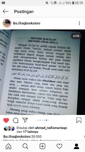 Petunjuk mengaji dan mengajar alquran