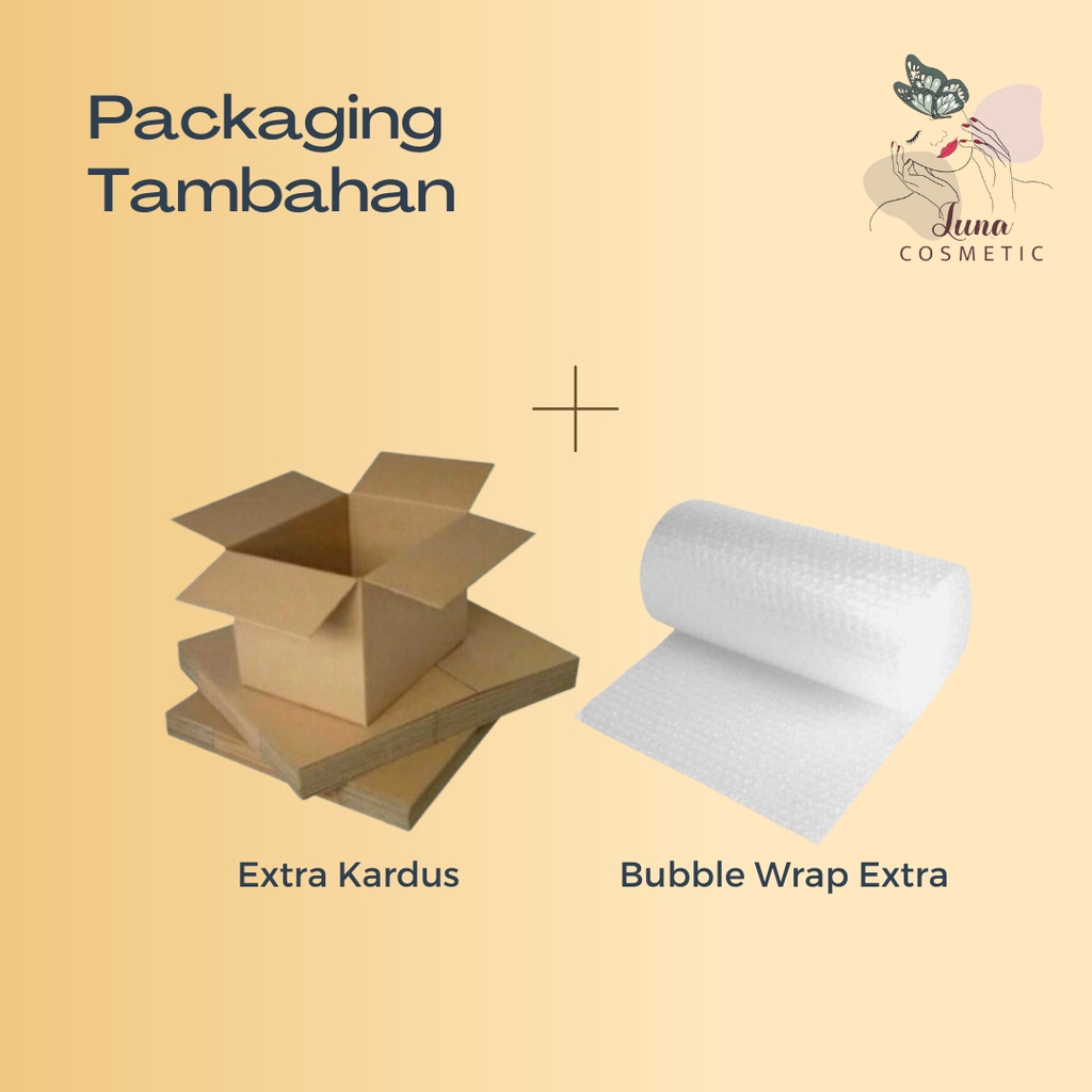 EXTRA BUBBLE WRAP / KARDUS PACKAGING TAMBAHAN