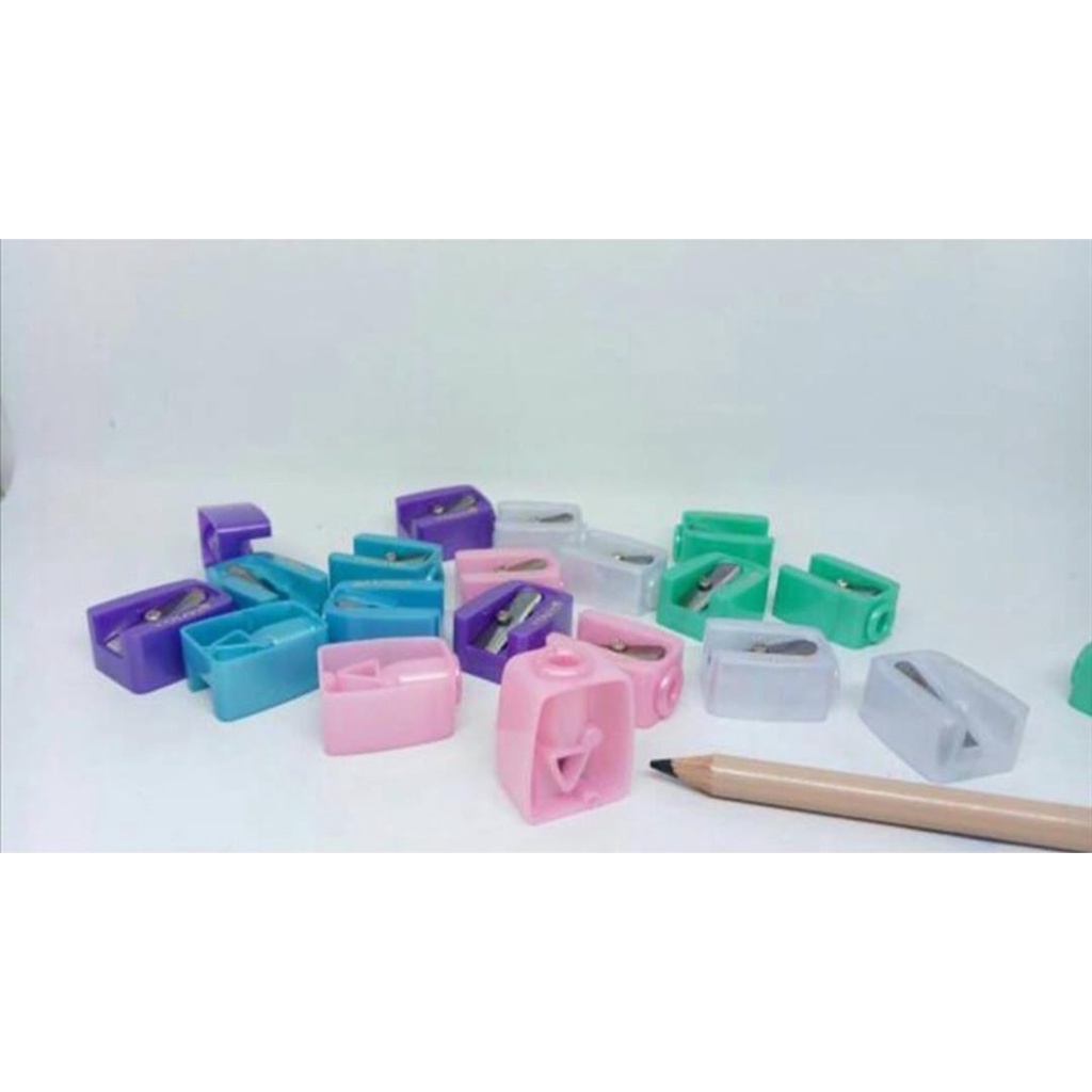 

Peruncing pensil / rautan pensil Alis Special satu lobang kualitas premium