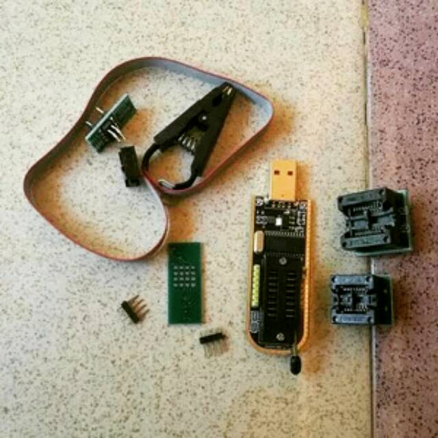 Usb Programer Alat Copy Ic EPROM & alat jepit  Flash +CD Cara dan firmeare