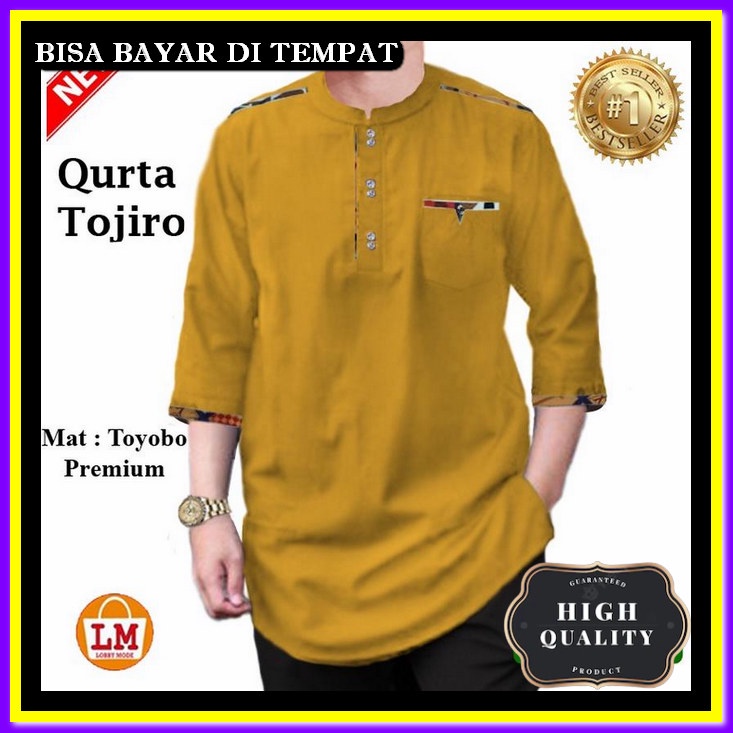 Baju Koko Pria Dewasa Kemeja Muslim Laki Laki Bsju Atasan Pria Muslim Pakaian Laki2 Murah Terbaru 20