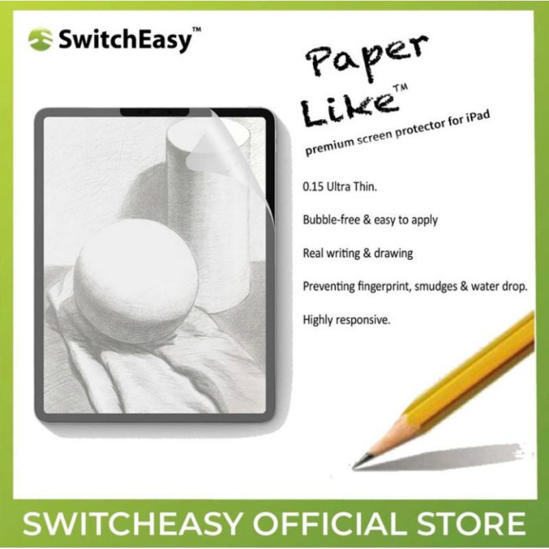 SwitchEasy Paperlike Ipad Ipad Pro 12.9 / Ipad Air 3 10.5 / Ipad 6 9.7 / Ipad 7 Ipad 8 10.2