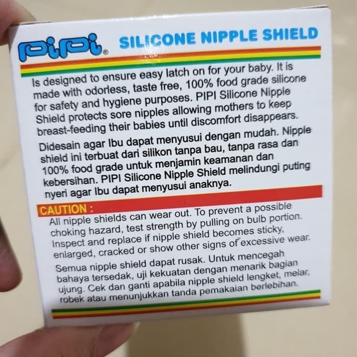 Ninio Pipi Nipple Shield Pelindung Puting Ibu Menyusui Penyambung Puting