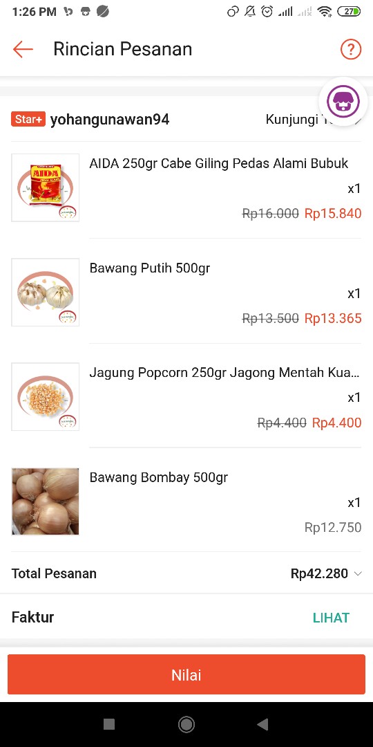 Bawang Putih 500gr