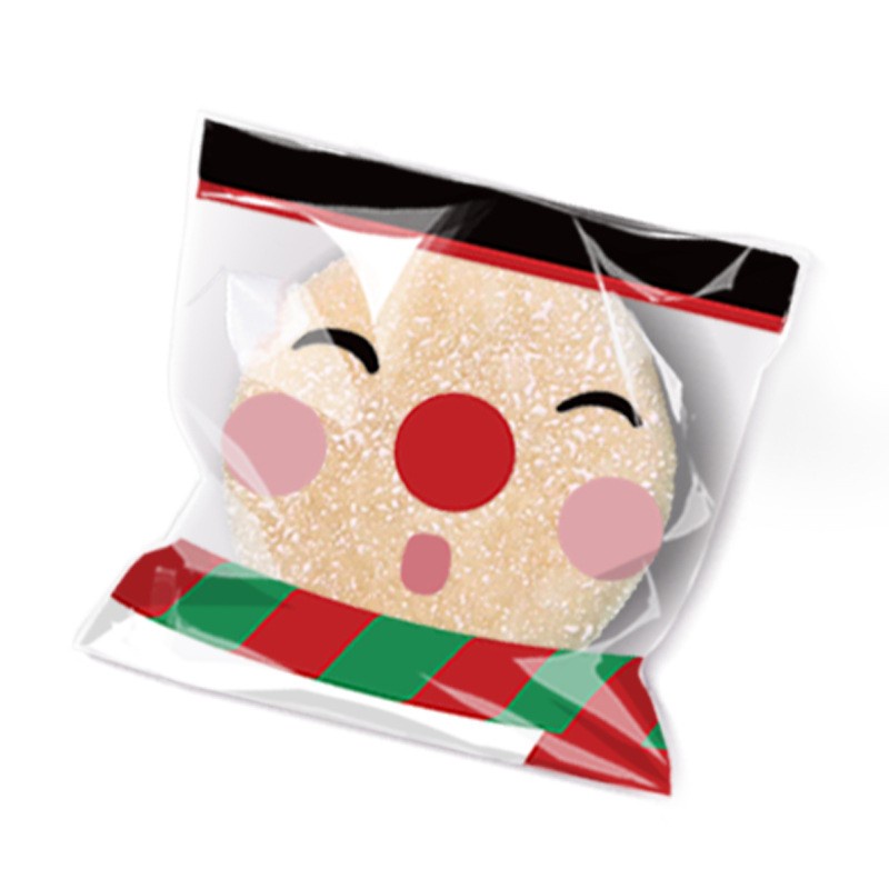 xmas cookie candy plastic bag 10x11cm / bungkus kue / permen / parcel