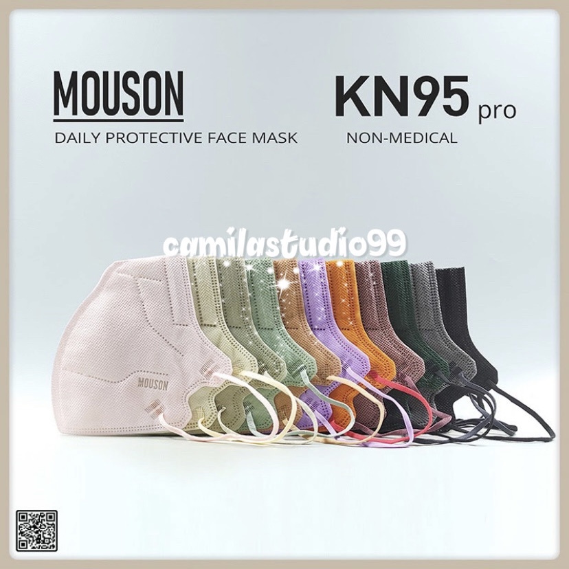 Mouson Pro Exclusive KN95 5D | KN95Mouson Pro 5D Earloop 10's 5Ply