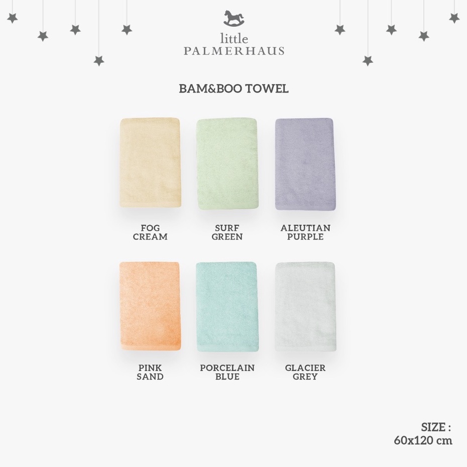 Little Palmerhaus Bam &amp; Boo Bamboo Towel Handuk Anak