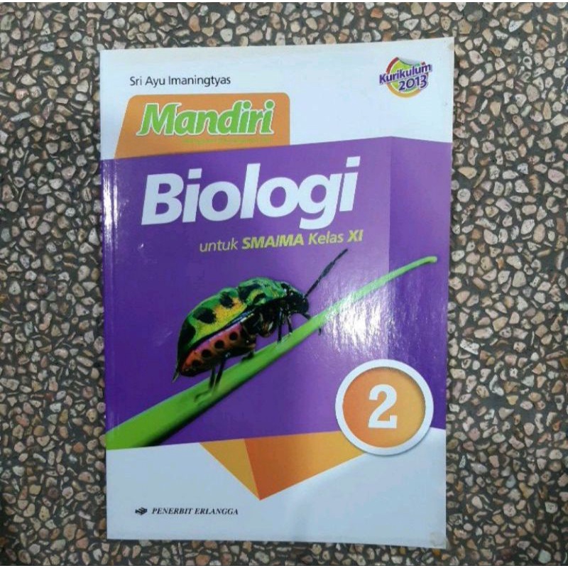 buku Mandiri Biologi sma kelas 11 kurikulum 13.Erlangga