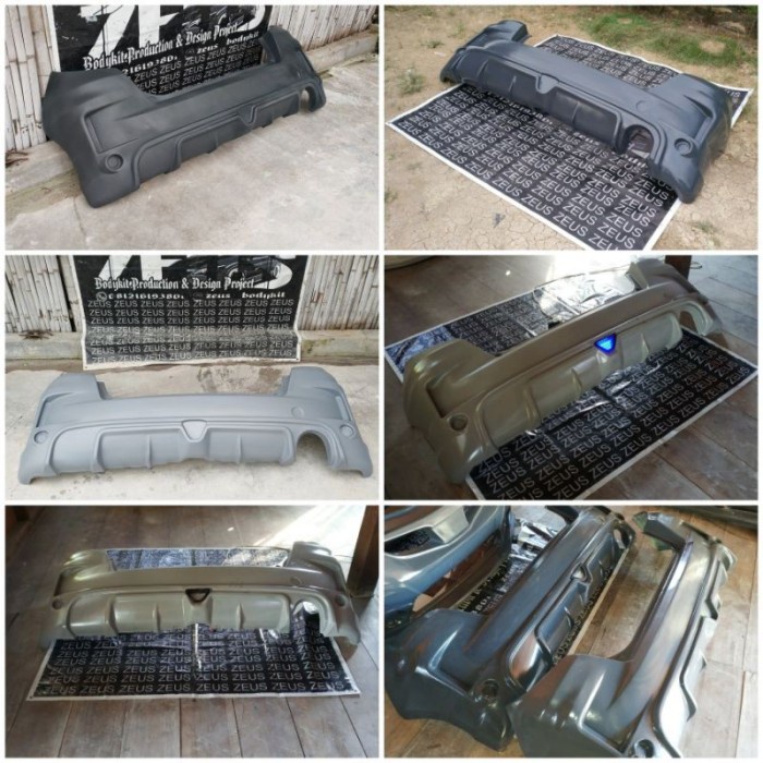 Bodykit JAZZ 2008-2012 GE8 Adaptasi MUGEN RS Bumper Belakang