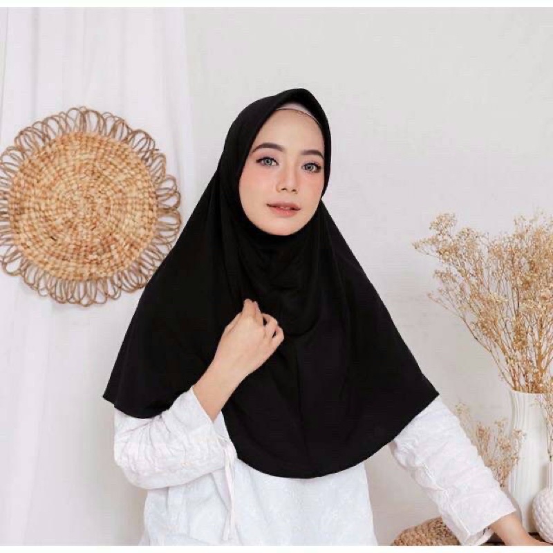 JILBAB INSTAN/KERUDUNG OVAL PET JERSY PREMIUM/BERGO HAMIDAH OVAL INSTAN/JILBAB OLAH RAGA  JERSY