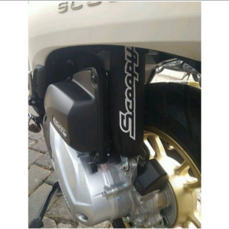 cover / sarung shockbreaker belakang motor Scoopy