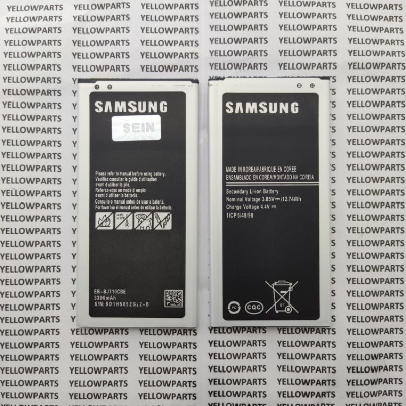 BAT BATTERY BATERAI BATRE SAMSUNG GALAXY J710 J7 2016