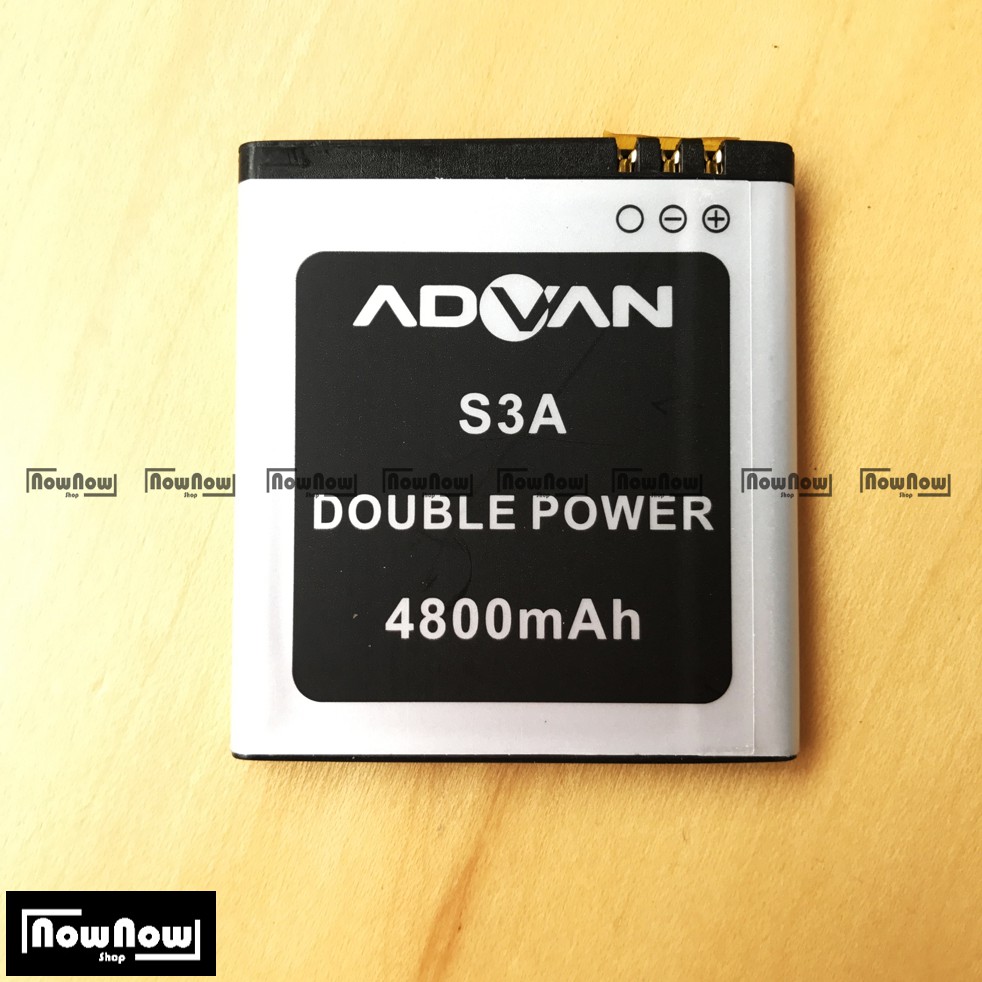 Baterai Advan S3A Original Double Power Batre Batrai Battery HP