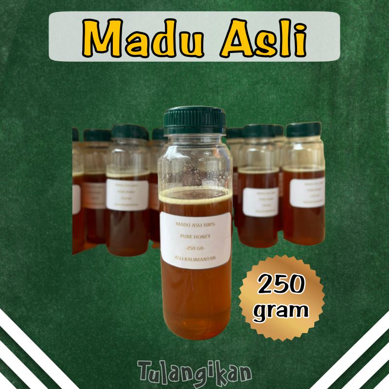 

Madu asli / madu original 100% / madu kalimantan / pure honey 250gram