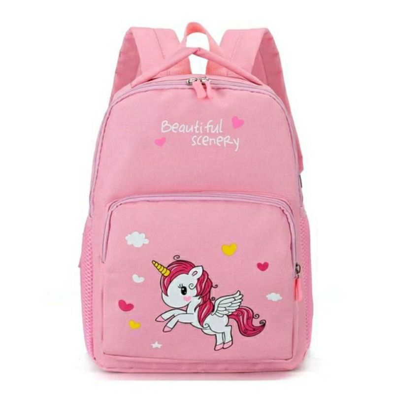 Trygo.id / Kuda poni - Tas Anak Perempuan SD TK Murah Backpack Anak Tas Sekolah karakter