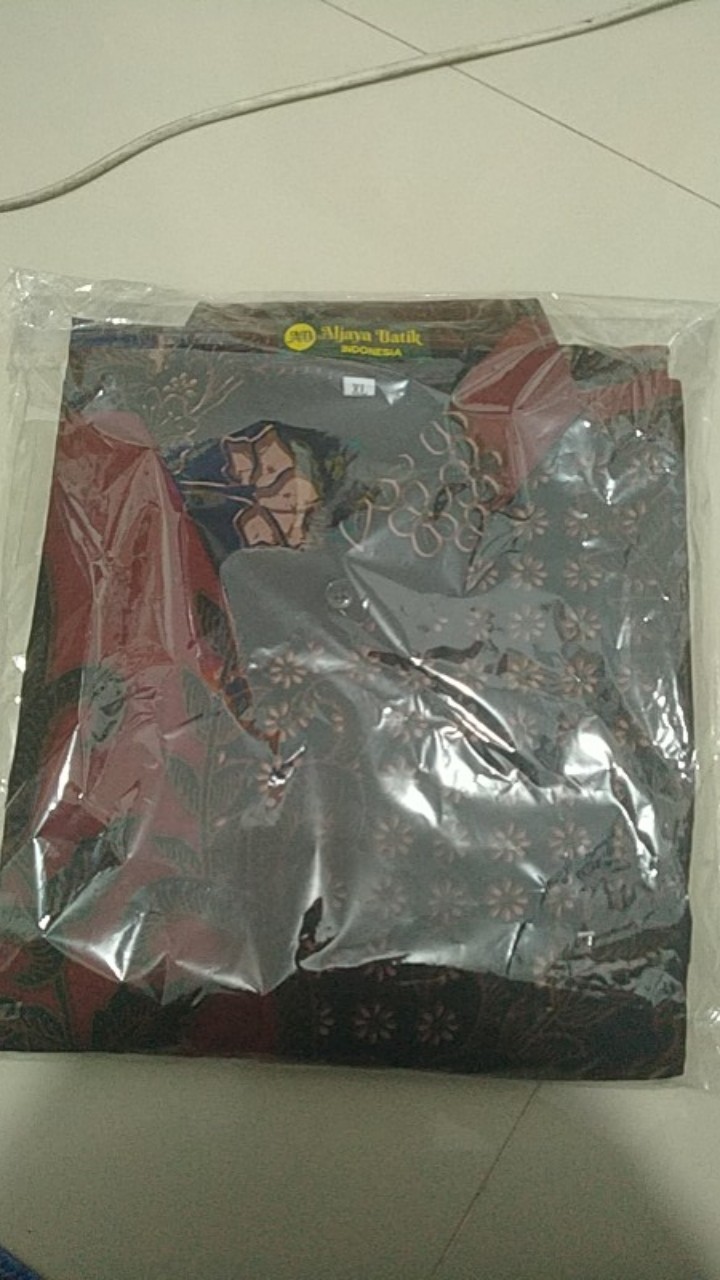 Aji Luwung Batik Lengan Pendek Full Furing Katun Halus Sragenan Hq Size M-xxl Batik Solo