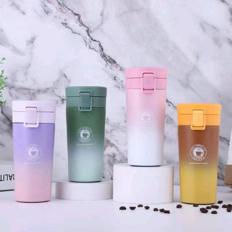 Termos kopi gradasi pelangi# termos minum kopi viral#termos kopi tahan panas