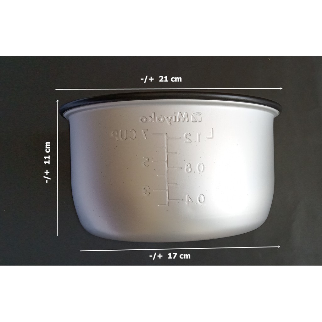 PANCI TEFLON INNER POT  MAGICOM 1.2 LITER MIYAKO TIPE MCM-612 ORIGINAL