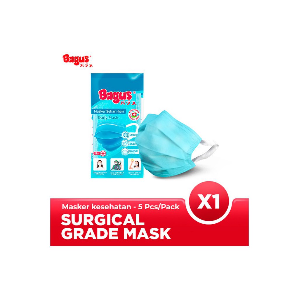 Bagus Masker Surgical 5s 21260