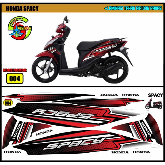 STRIPING VARIASI HONDA SPACY
