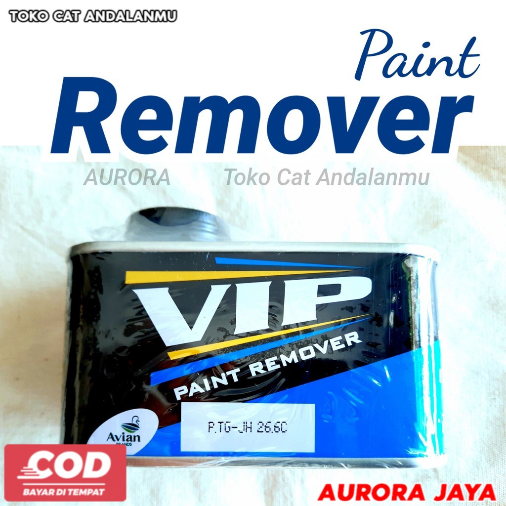 

Paint Remover VIP Perontok Penghapus Penghilang Cat pada Logam Metal Tangki Body Mobil Remover Cat - Toko Cat Aurora Jaya