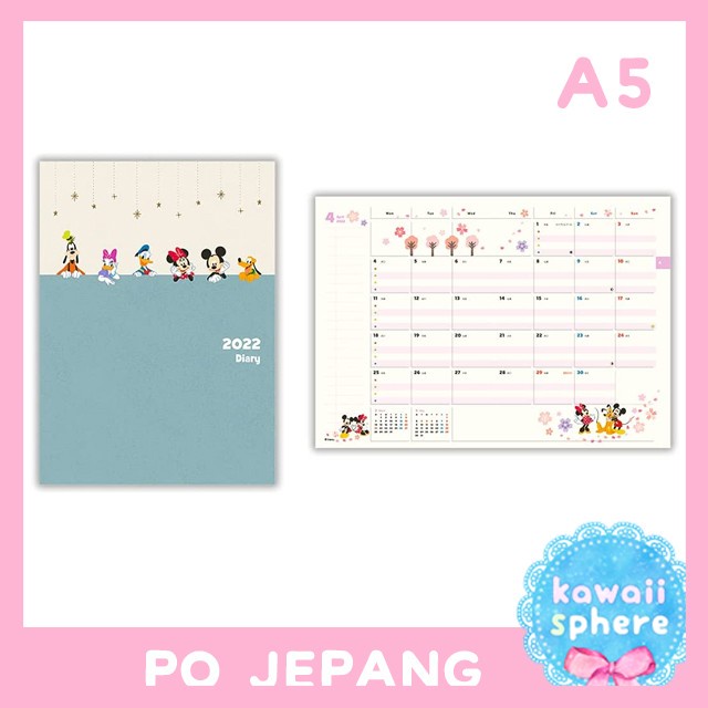 

[RESTOCK] Disney Mickey / Pooh Planner 2022 Size A5 / B6 | Hallmark Planner - B6 Mickey