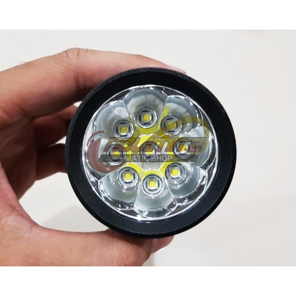 Lampu Sorot Cree LED L9X 90 Watt 9 Titik NMAX XMAX Aerox 155 Lexi PCX