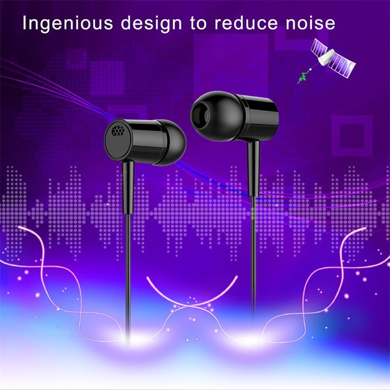 Headset PureBass Hi-Res Audio 3.5mm Jack Megabass with mic