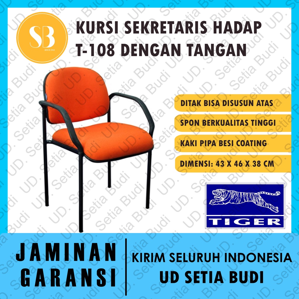 Kursi Kantor Sekretaris Hadap Tiger T-108