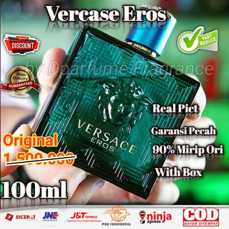 (BISA COD) PARFUM PRIA VERSACE EROS ORIGINAL