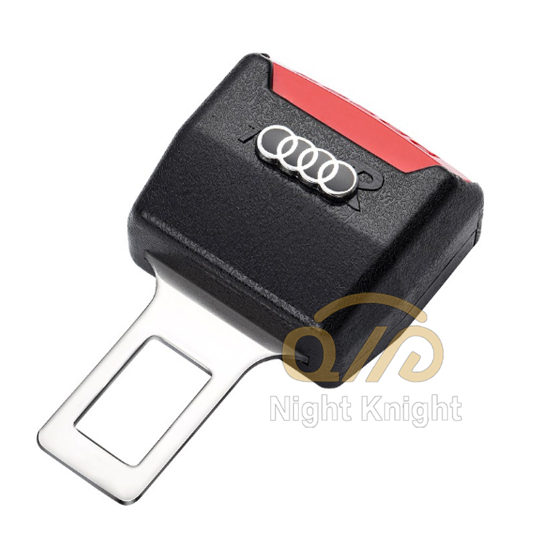 For Audi Gesper Ekstensi Sabuk Pengaman Mobil Menghilangkan Gesper Suara Adjustable Extension Extende safety buckle