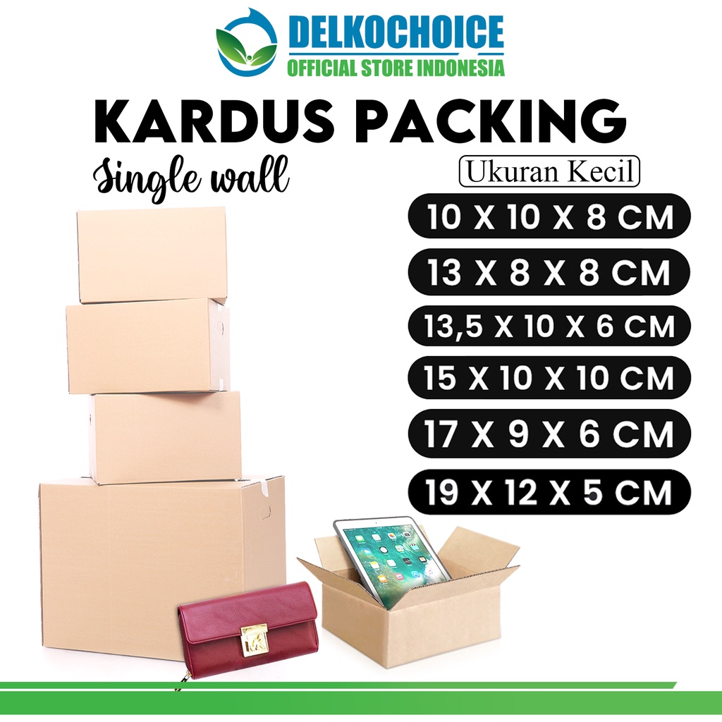 

KARDUS PACKING SMALL KARTON BOX DUS KECIL KOTAK PACKAGING POLOS TEBAL RUSFET