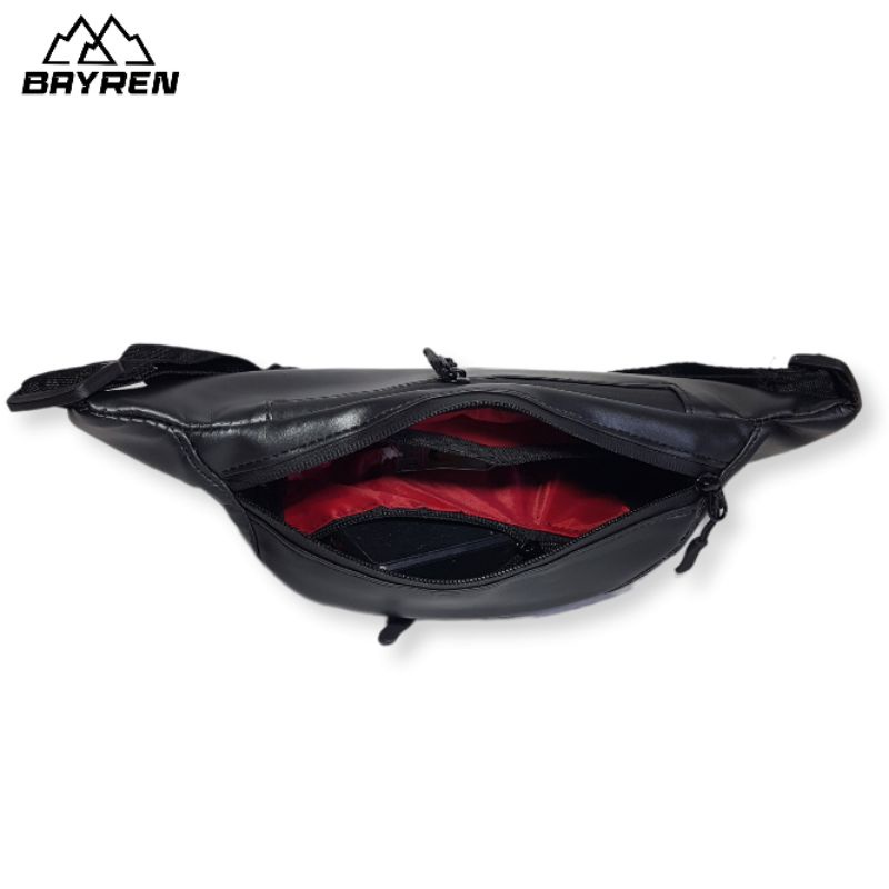 WYR 01 Selempang Waistbag Kulit Bayren Waterproof Pria Wanita