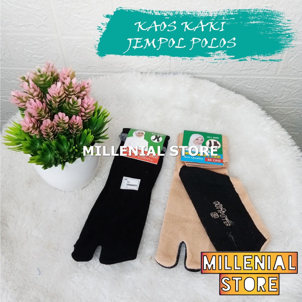 KAOS KAKI JEMPOL POLOS MUSLIM KAOS KAKI MUSLIM JEMPOL BISA COD