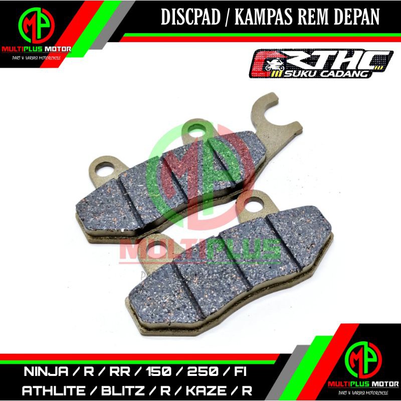 Discpad Dispad Disped depan RTHC Kampas rem disc cakram depan NINJA,NINJA R,NINJA RR,NINJA 250,NINJA 250 FI-1