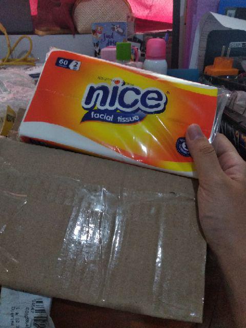 Nice Tisu Wajah Facial Tissue 60 Sheets 2 Ply