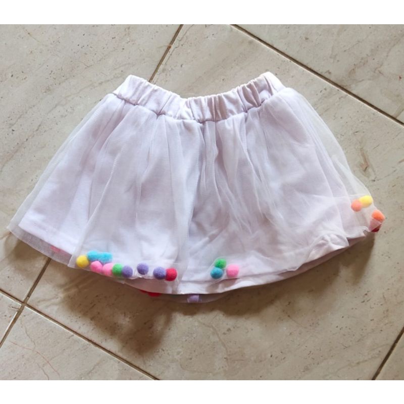 rok tutu anak bayi putih import