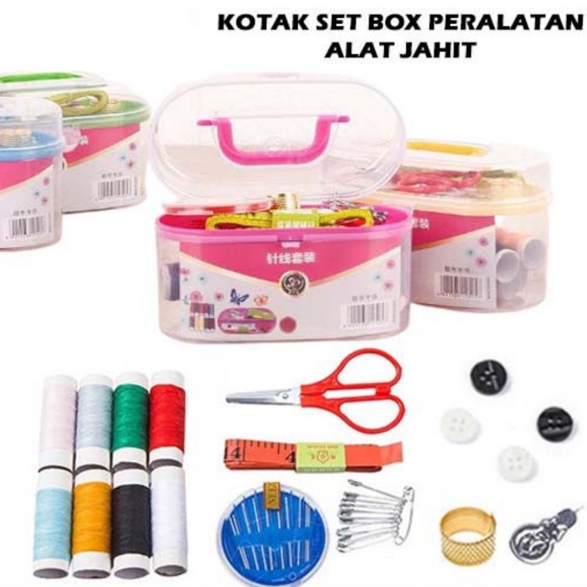 Trend-Alat Mesin Jahit Mini Portable / Mesin Jahit Tangan Mini Portable / Handy Stitch / Alat Jahit Genggam / Set Alat Jahit Lengkap