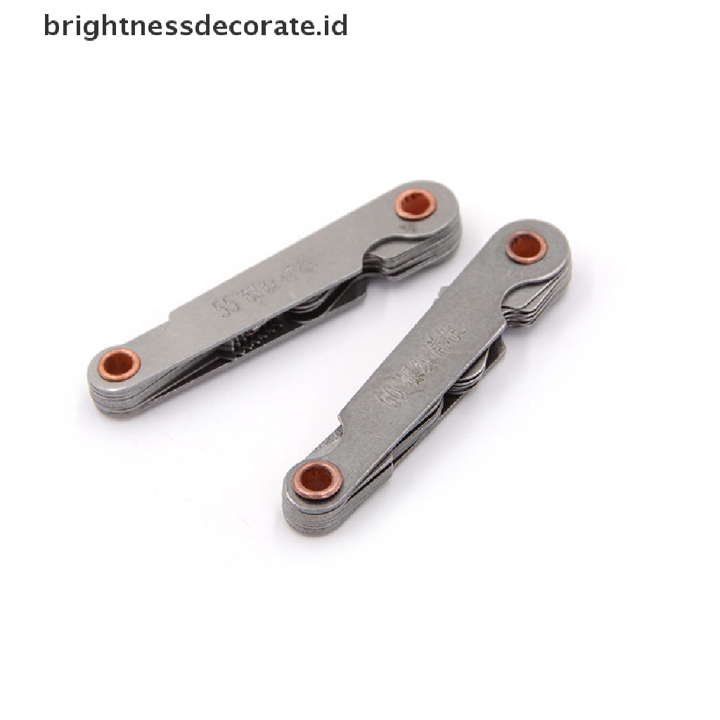 Alat Pengukur Benang 55 Derajat Bahan Stainless Steel