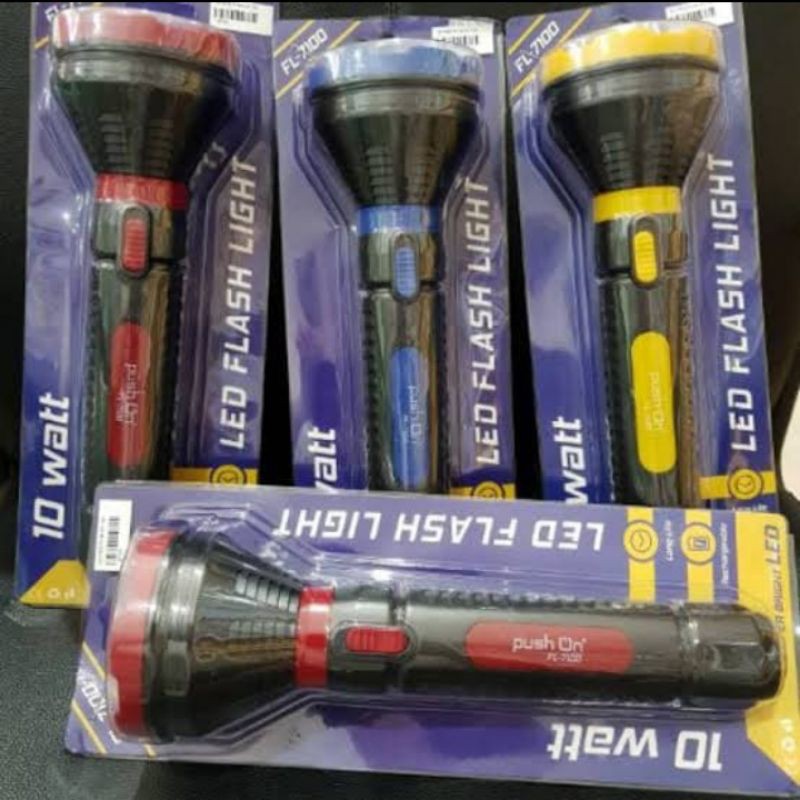 PUSH ON SENTER PANJANG FL 7100 SENTER LED 1 10 WATT SUPER TERBARU