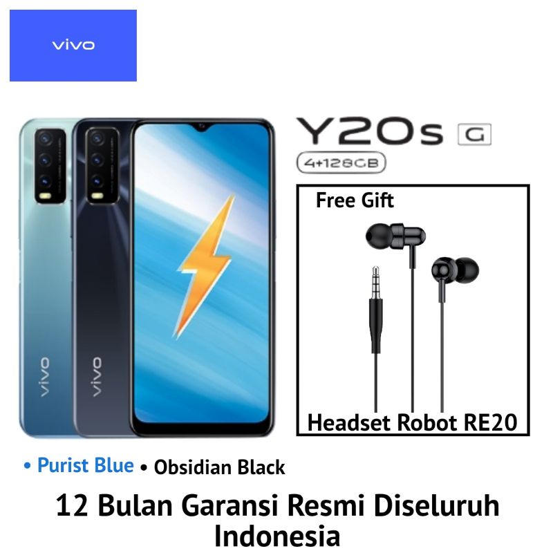 vivo Y20s G | 4GB+128GB - Garansi Resmi 1 Tahun