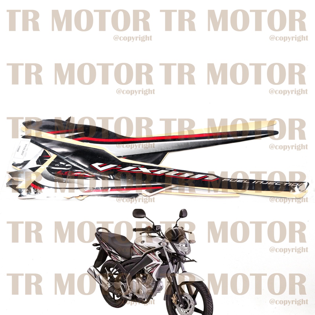 Stiker Motor Vixion 2011 Sticker Striping Full Set Body Motor