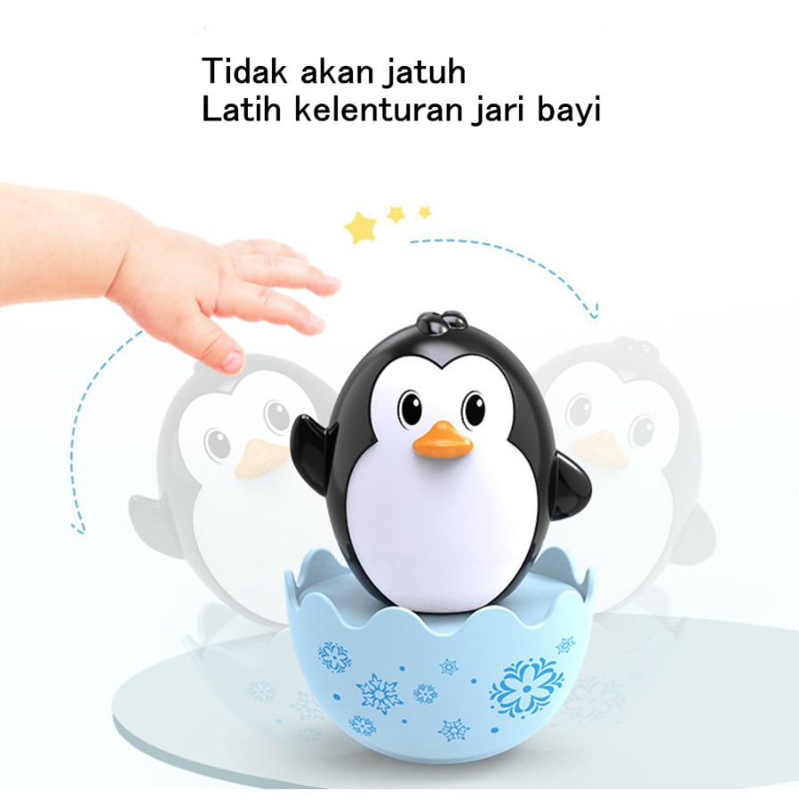 Mainan Boneka Tumbler Bentuk Animals Untuk Bayi Laki-Laki Dan Perempuan