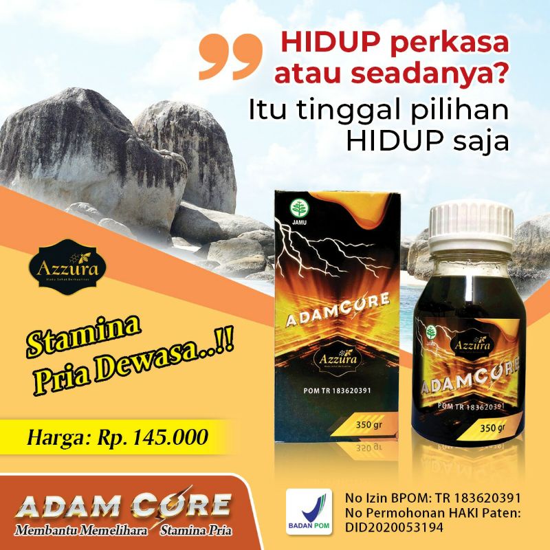 

Madu Herbal Adamcore 350gr