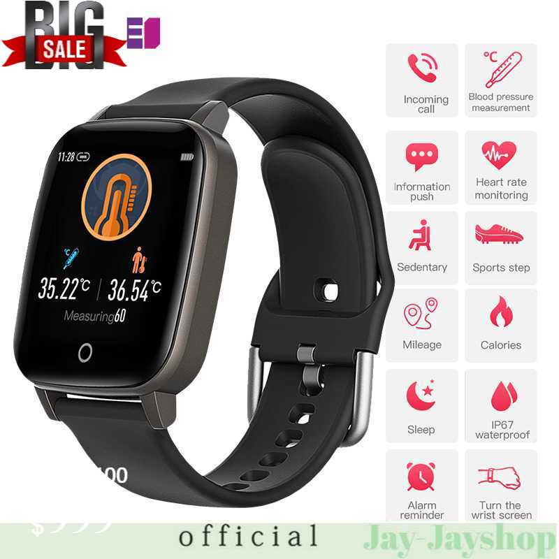 SKMEI Smartwatch Sport Fitness Tracker Heart Rate Thermometer - T1