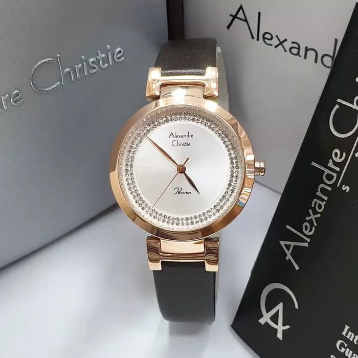 Jam Tangan Wanita Alexandre Christie Original New Model AC3774