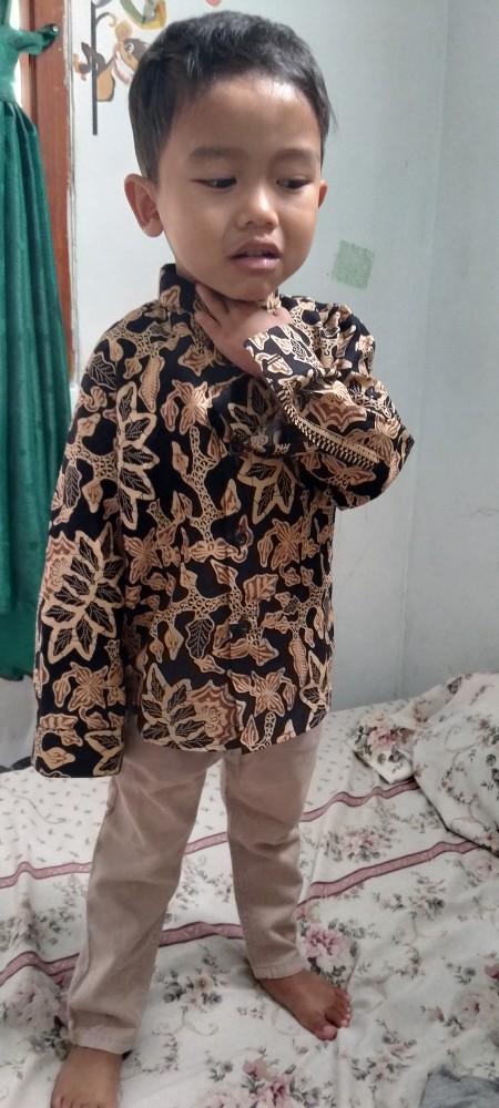 Kemeja Koko Batik Anak Lengan Panjang By Natta_line
